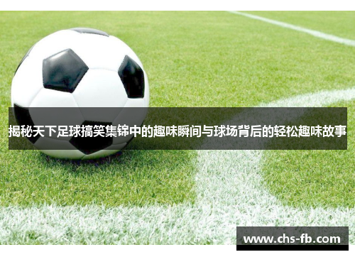 揭秘天下足球搞笑集锦中的趣味瞬间与球场背后的轻松趣味故事