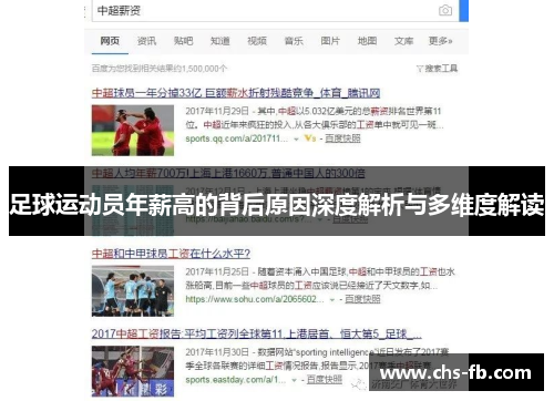 足球运动员年薪高的背后原因深度解析与多维度解读